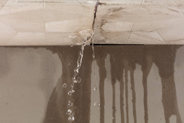 Professional Commercial Water Damage Restoration technician working in Wadsworth, TX